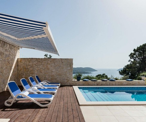 Luxusná vila s krásnym výhľadom neďaleko Dubrovníka