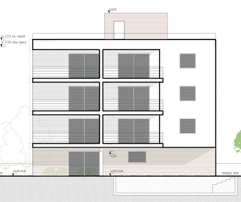 Čiovo, Okrug Gornji, appartement de trois pièces avec loggia