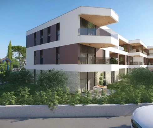 Pula, attico trilocale 111 m² con garage in moderno complesso residenziale, 2026, secondo piano