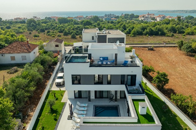 Modern villa in a great location near Zadar