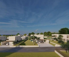 Moderní vila s bazénem na prodej v Kaštelir-Labinci v Chorvatsku