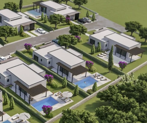 Vodnjanban medencés villa eladó Horvátországban