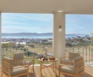 Trogir, Seget Donji, appartamento con due camere da letto al quarto piano con superficie utile netta di 90 m², S8, C