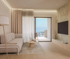 Istrien, Umag - Green Tower Residence, moderne Einzimmerwohnung mit Terrasse im 3. Stock