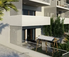 Ciovo, Slatine, appartamento con 3 camere da letto, 132 m2, 2° piano, a soli 70 m dal mare, piscina