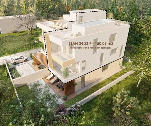 Wohnung zum Verkauf in Bibinje in unmittelbarer Nähe zum Meer in Kroatien