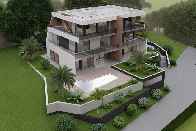 Penthouse à vendre à Rijeka Kantrida avec vue sur la mer en Croatie