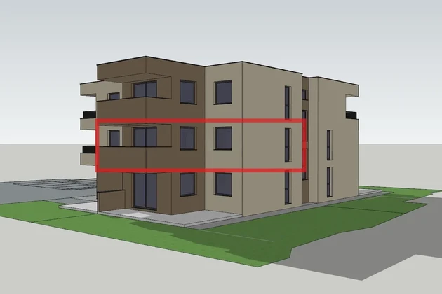 Vodice - Appartement de deux pièces S5, 1er étage, 2 places de parking