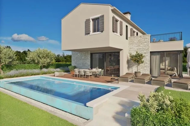 Modern villa with pool, Istria, Sveti Lovreč