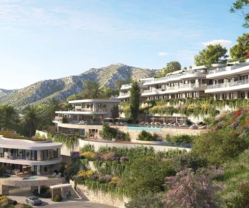 ID 330 / Modern apartmanok panorámás tengerre néző kilátással Fuengirolában