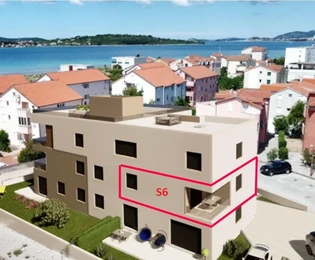 Vodice, Srima - appartamento S6 al primo piano, a 70 m dalla spiaggia