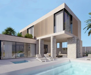 Moderne Villa mit Meerblick in Rogoznica zu verkaufen in Kroatien