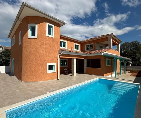 Betiga, Istria: Villa con vistas al mar, piscina y cocina