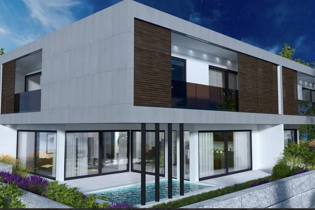 Villa de lujo con piscina en venta justo en la costa de Croacia