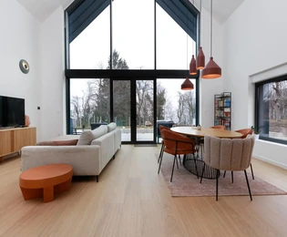 Skrad, prekrasna novoizgrađena kuća 132 m², bazen