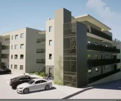 Isztria, Tar: Modern lakás erkéllyel és medencével