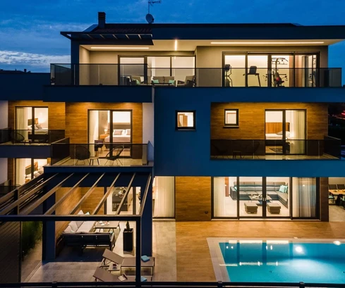 Luxury villa with sea view for sale in Fažana in Croatia