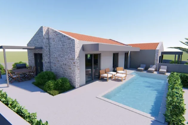 Istrie, Vižinada – Moderní vila se dvěma bazény