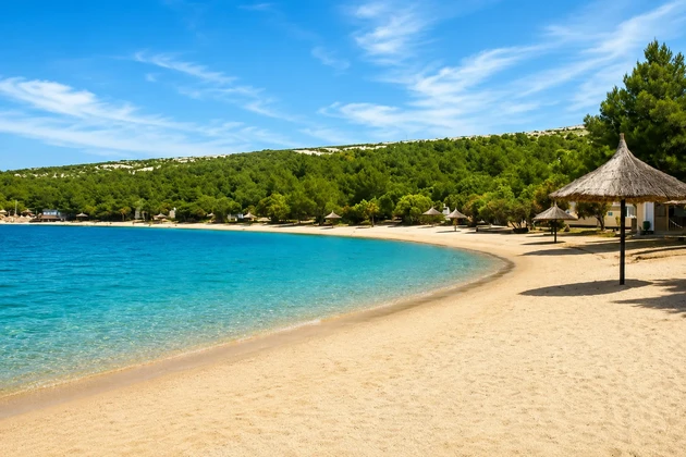 Ljubač - Dalmazia - Terreno edificabile a 70 m dal mare e dalla spiaggia