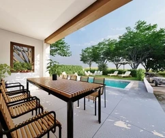 ¡NUEVA VILLA CON PISCINA Y VISTAS AL MAR EN UNA ZONA TRANQUILA!