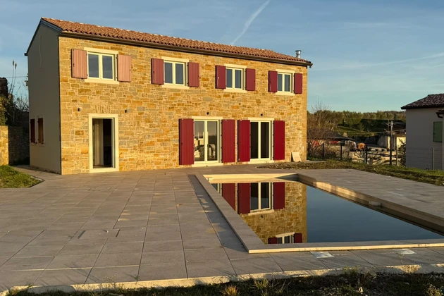 Istria, Momjan: Exkluzívny tradičný kamenný dom