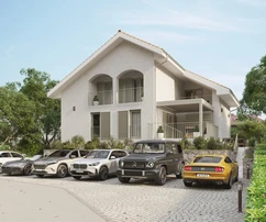 Krk-sziget, Malinska, négy szobás penthouse 105 m², két terasz és tengerre néző kilátás