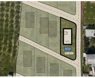 Kaštel Novi, Рудине, земельный участок под застройку 757 м2