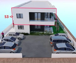 Vodice - S3-as lakás, első emelet ÚJ ÉPÍTÉS