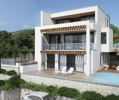 Apartamento con piscina en venta en Crikvenica, de nueva construcción en Croacia