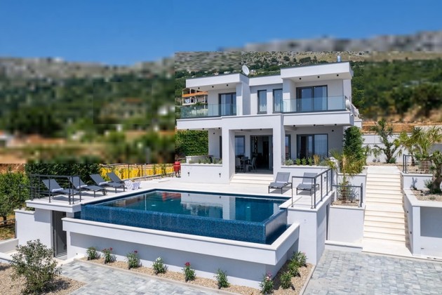Luxusvilla mit Meerblick in der Nähe von Split – modern und großzügig
