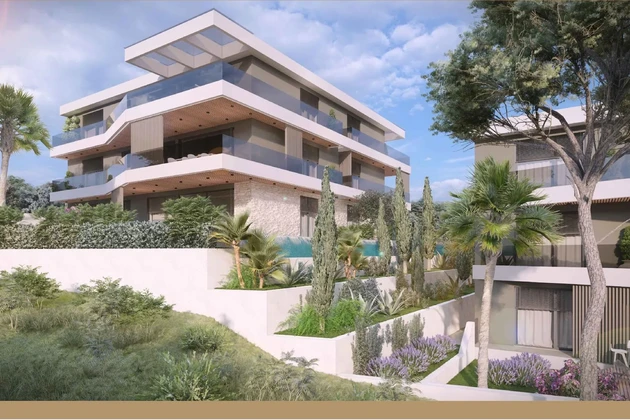Luxusní projekt na prodej v Medulinu s výhledem na moře v Chorvatsku