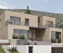 Omiš, Gata, Haus mit Swimmingpool und wunderschönem Meerblick