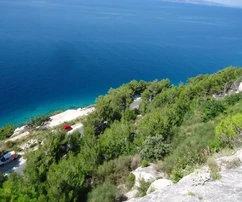 Lokva Rogoznica, terreno edificabile sul mare, vista aperta