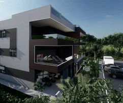 Appartamento di lusso con piscina in vendita a Nona in Croazia