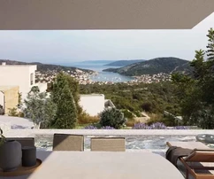 Marina, Vinišće, építési telek 632 m2, villa építési engedéllyel