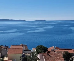 Čiovo, Okrug G., penthouse 79m2 + 124m2 střešní terasa, panoramatický výhled