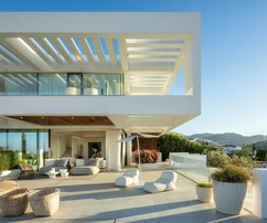 Moderní vila s výhledem na moře v La Quintě, Marbella