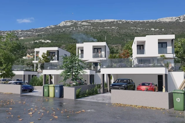 Villa mit Panoramablick über Kaštela zu verkaufen in Kroatien