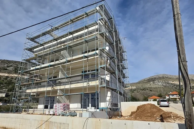 Seget D., penthouse s 2 spálňami, 98 m2, novostavba, výhľad na more