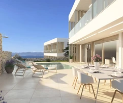 Moderní vila s bazénem na prodej v Supetru v Chorvatsku