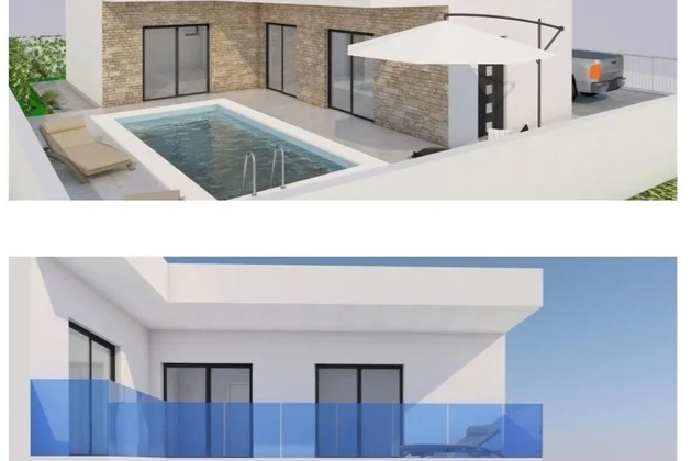 Neubauimmobilie mit Pool