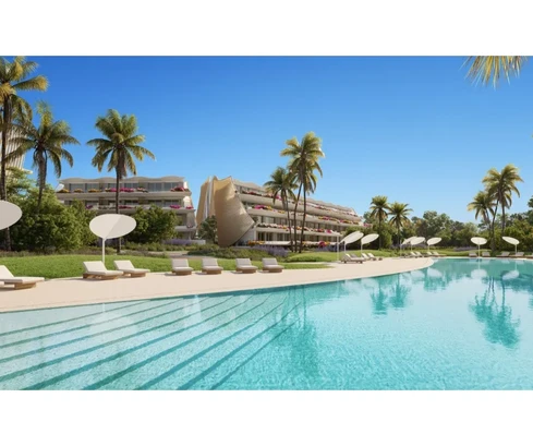 Priestranný byt s veľkou terasou v Delfin Gardens, Playa de l'Albir