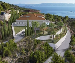 Isla de Brač, villa única en una finca de 32.000 m²