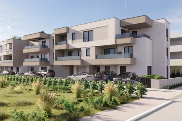 Istrie, Pula : Appartement spacieux avec garage et balcons