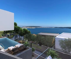 Villa de lujo en venta con vistas al mar en Seget, Croacia