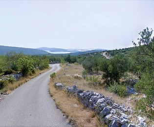 Rogoznica Terreno edificabile con permesso per villa di lusso