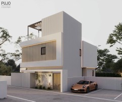 Luxusní moderní vila s terasou na střeše poblíž Zadaru a úchvatným výhledem na souostroví