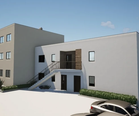 Istrien, Tar: Moderne Wohnung mit Loggia nahe dem Meer
