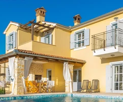 Istrien, Vodnjan: Mediterranes haus mit pool