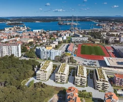 Appartamento in vendita nel lussuoso complesso residenziale Sisplac Pula in Croazia